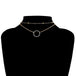 SUMENG New Arrival Fashion Modern Choker Necklace Two Layers Round Necklaces Gold Color Necklace Choker Jewelry For Women 0 null