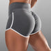 Hot Models Female High-Waist Buttocks Yoga Running Shorts Grey Women Clothing Zimivas