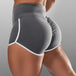 Hot Models Female High-Waist Buttocks Yoga Running Shorts Grey Women Clothing Zimivas