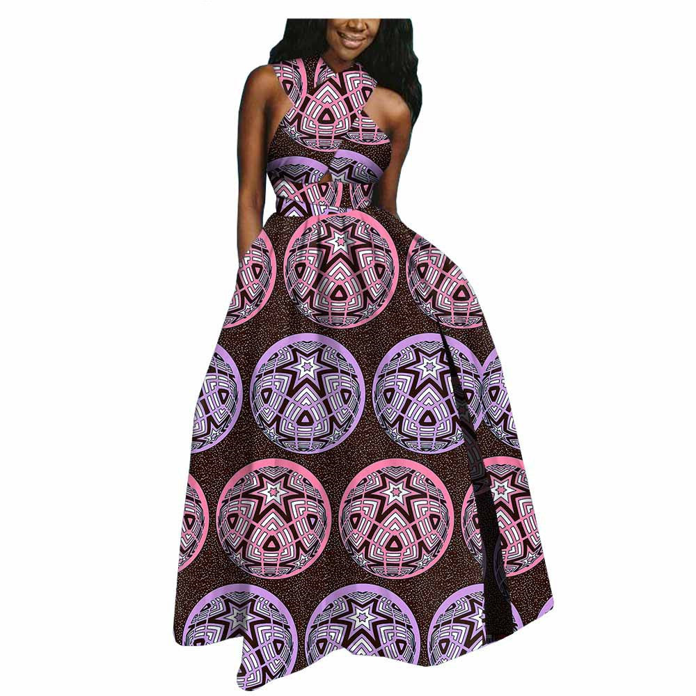 Hot-Selling African Ethnic Cotton Batik Plus Size Dress E Women Clothing Zimivas