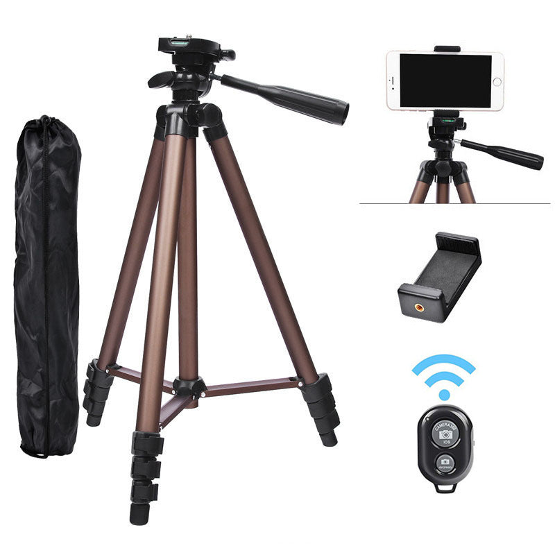 Compatible with Apple, Camera Slr Tripod 1.3M Mobile Bluetooth Live Broadcast Stand Portable Outdoor Tripod 0 null