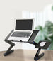 Folding Computer Desk Notebook Computer Stable With Double Fan Bathroom Storage Zimivas