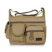 Canvas Bag Men'S Bags Shoulder Messenger Bag Retro Casual Bag Sports Back Bag Men'S Bag Bags Zimivas