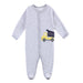 Newborn Baby Foot-Wrapped Long-Sleeved Crawling Clothes G 0 null