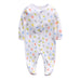 Newborn Baby Foot-Wrapped Long-Sleeved Crawling Clothes D 0 null