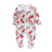 Newborn Baby Foot-Wrapped Long-Sleeved Crawling Clothes H 12M 0 null