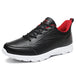 Men'S Breathable Casual Shoes Work Leather Shoes All-Match Sports Shoes Running Men'S Shoes List Black and white 0 null