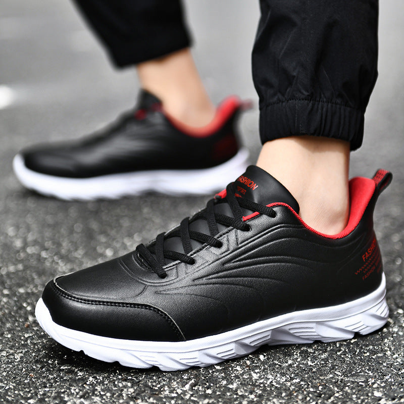 Men'S Breathable Casual Shoes Work Leather Shoes All-Match Sports Shoes Running Men'S Shoes List 0 null