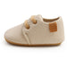 Luxury Soft Leather Baby Moccasins Shoes Newborn Rubber Sole First Walkers Boys Toddler Shoes Beige kids & baby Zimivas