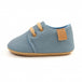 Luxury Soft Leather Baby Moccasins Shoes Newborn Rubber Sole First Walkers Boys Toddler Shoes Blue kids & baby Zimivas