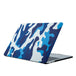 Compatible with Apple, Macbook Notebook Computer Protective Shell Air13 Shell Frosted Painted Marble Protective Cover Marine camouflage Computer & office Zimivas