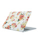 Compatible with Apple, Macbook Notebook Computer Protective Shell Air13 Shell Frosted Painted Marble Protective Cover Small floral Computer & office Zimivas