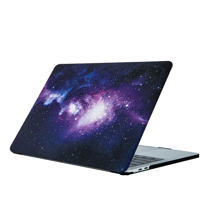 Compatible with Apple, Macbook Notebook Computer Protective Shell Air13 Shell Frosted Painted Marble Protective Cover Starry sky 01 Computer & office Zimivas