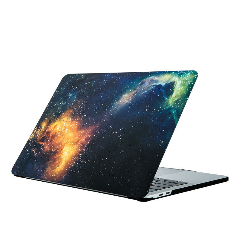 Compatible with Apple, Macbook Notebook Computer Protective Shell Air13 Shell Frosted Painted Marble Protective Cover Starry sky 02 Computer & office Zimivas