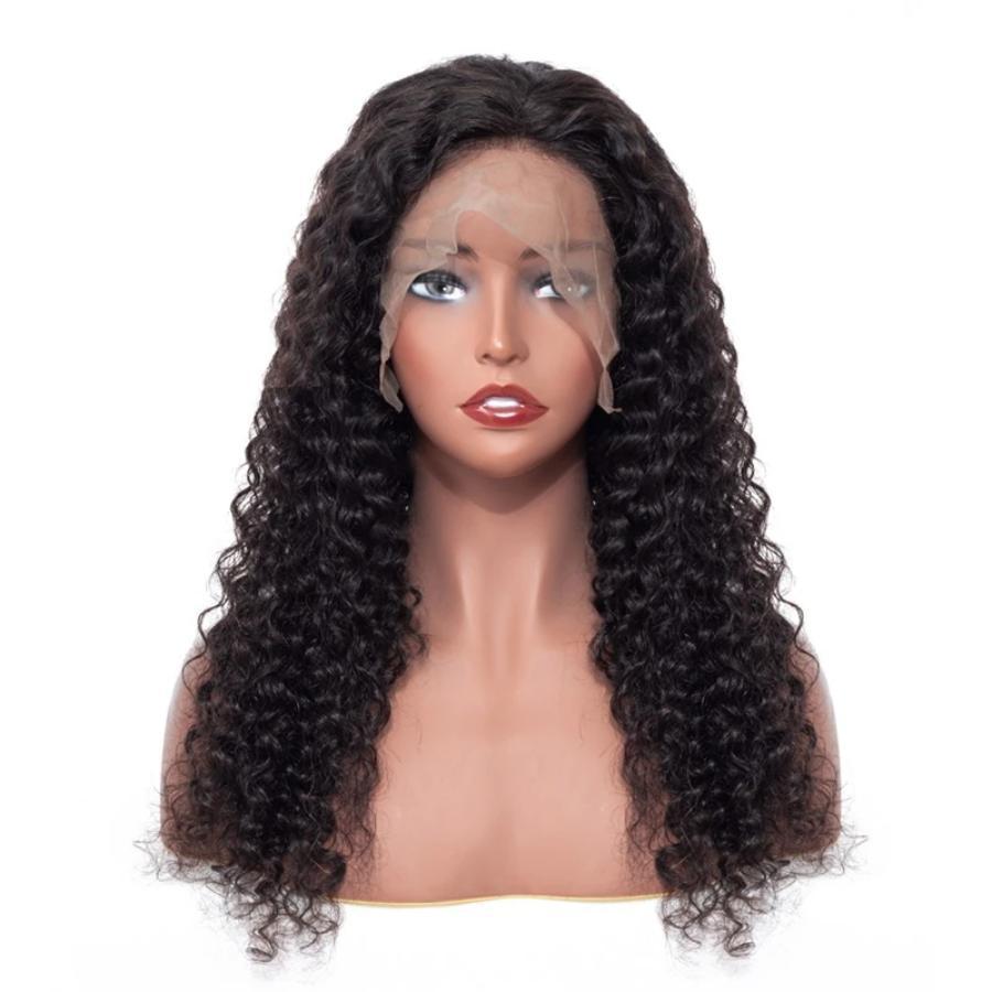 All hand-woven Wig Female Front Lace Chemical Fiber Long Curly Hair Wig Set Wig Zimivas