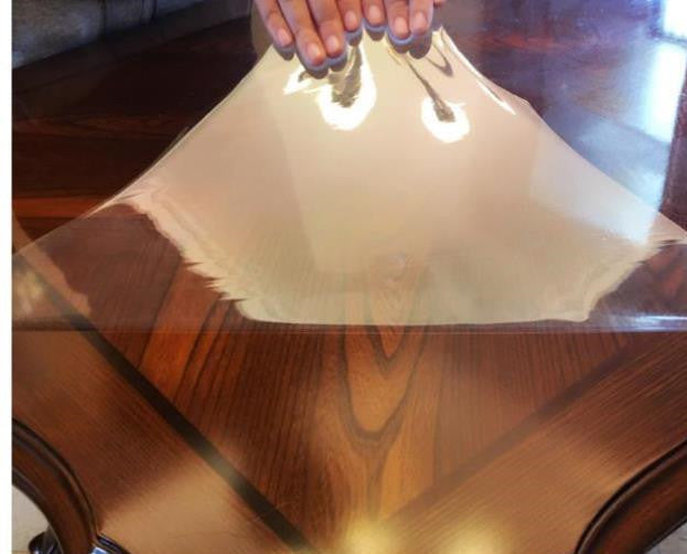 Hd Transparent Silicone Furniture Glass Protective Film Paper Imported Marble Round Table Dining Table Coffee Table Dressing Table 0 null