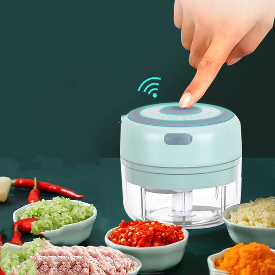 Mini Electric Garlic Chopper USB Charging Ginger Masher Machine Sturdy Durable Chili Vegetable Crusher Kitchen Tool kitchen appliance Zimivas