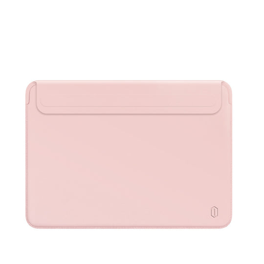 Compatible with Apple, Notebook Liner Bag PU Leather Case Macbook IPad Tablet Bag Protective Shell Pink Computer & office Zimivas