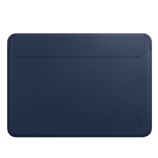 Compatible with Apple, Notebook Liner Bag PU Leather Case Macbook IPad Tablet Bag Protective Shell Blue Computer & office Zimivas