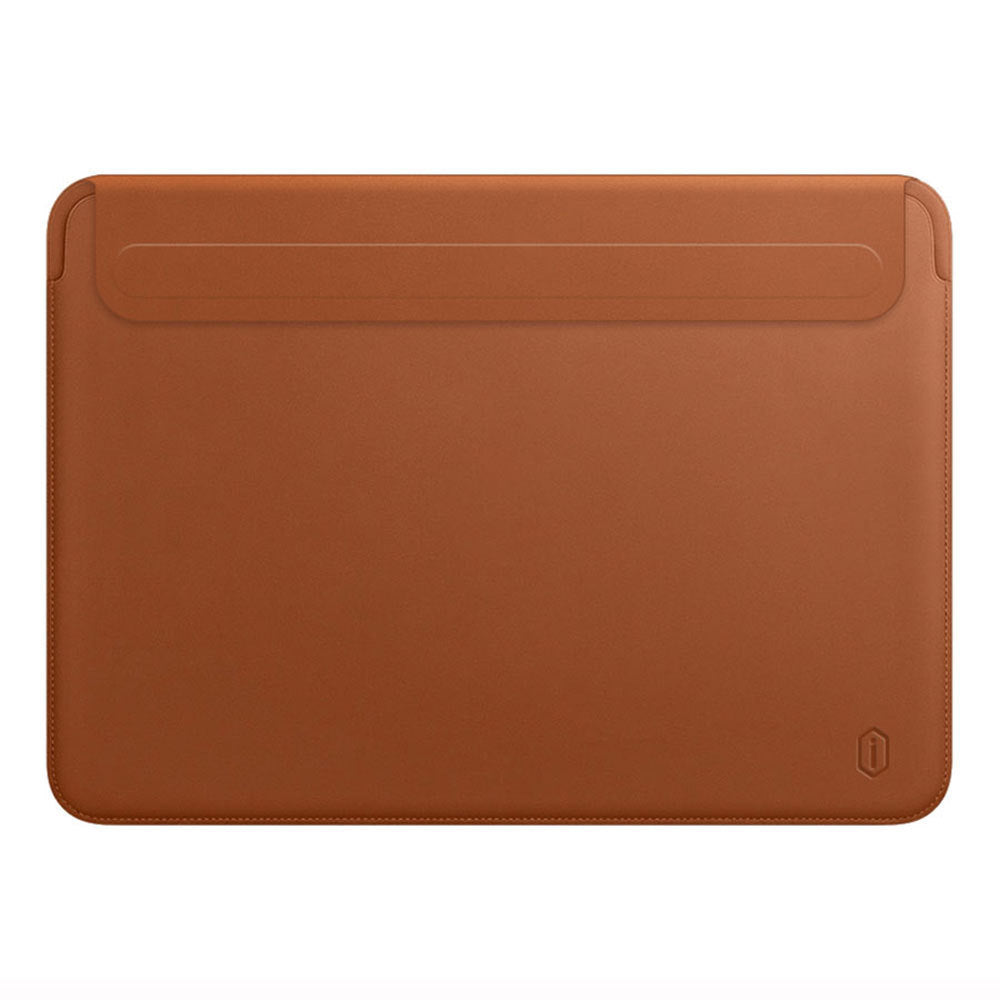 Compatible with Apple, Notebook Liner Bag PU Leather Case Macbook IPad Tablet Bag Protective Shell Brown Computer & office Zimivas