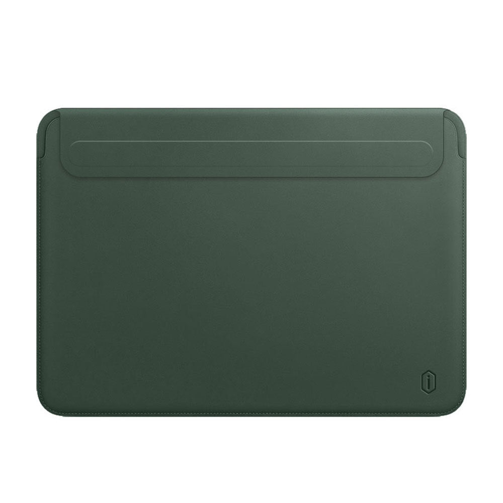 Compatible with Apple, Notebook Liner Bag PU Leather Case Macbook IPad Tablet Bag Protective Shell Army Green Computer & office Zimivas