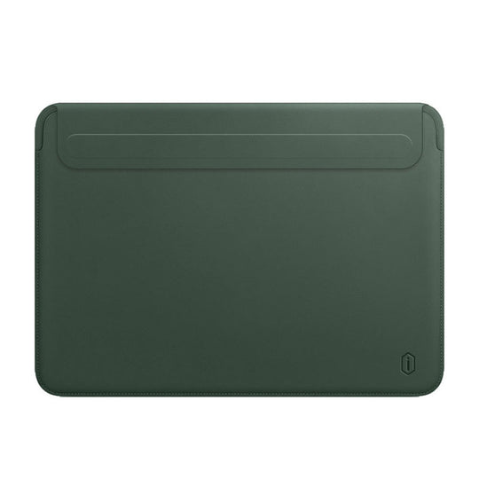 Compatible with Apple, Notebook Liner Bag PU Leather Case Macbook IPad Tablet Bag Protective Shell Army Green Computer & office Zimivas