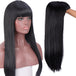 Ladies Fashion Anime Straight Hair Headgear Black 0 null