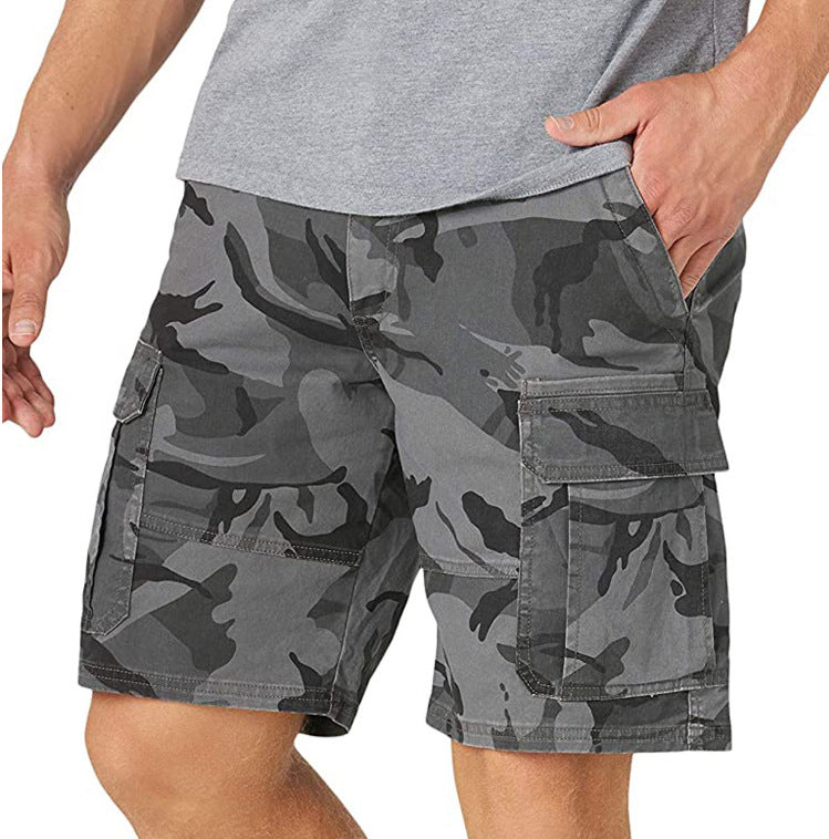 New Products Men's Pocket Casual Workwear Five Points Pants Camouflage men clothing Zimivas