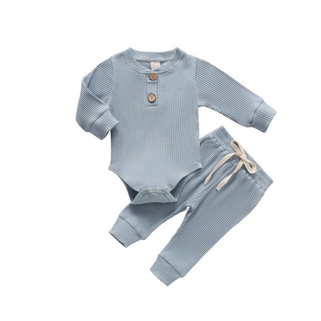 Infant Newborn Baby Girl Boy Spring Autumn Clothes Blue 0 null