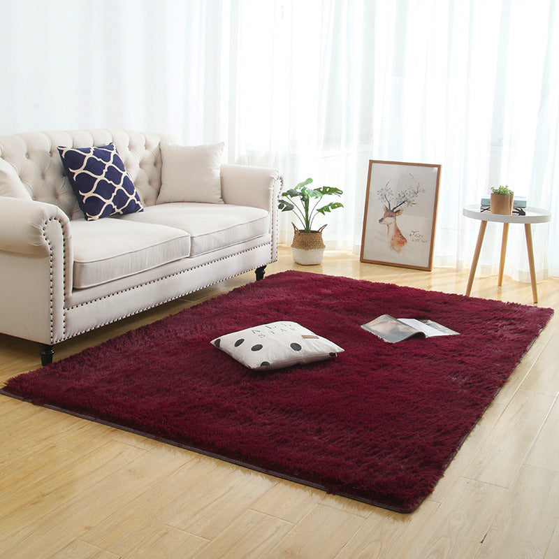 Fluffy Rug Rose Red 0 null