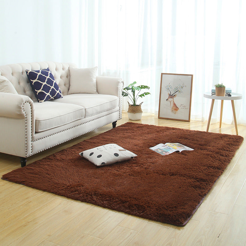 Fluffy Rug Brown 0 null