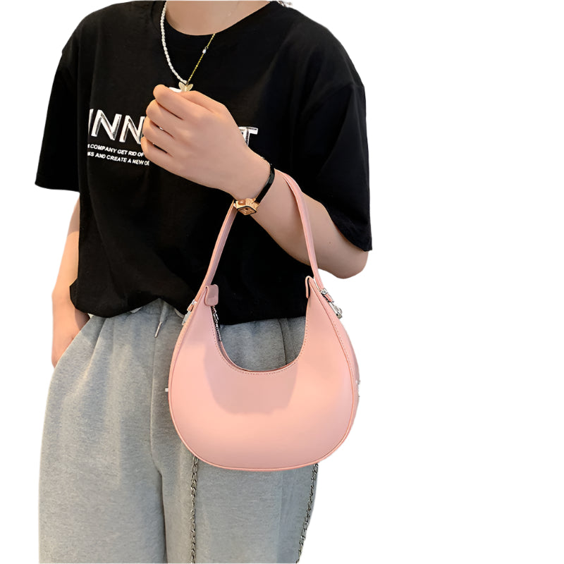 Women Simple Portable Underarm Bag Fashion Chain One Shoulder Messenger Bag bag Zimivas