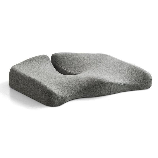 Pressure Relief Seat Cushion And Back Relief Lumbar Pillow Breathable Ass Cushion Non-Slip Wear-Resistant Office Chair Pads Light Grey 1PCS 0 null