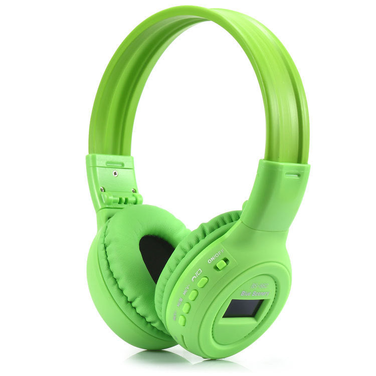 Head-Mounted Wireless Card Sports Outdoor Earphones Green usb phone & Accessories Zimivas