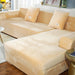 Silver Fox Velvet Living Room Elastic Furniture Sofa Cover off white 0 null