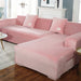 Silver Fox Velvet Living Room Elastic Furniture Sofa Cover Pink 0 null