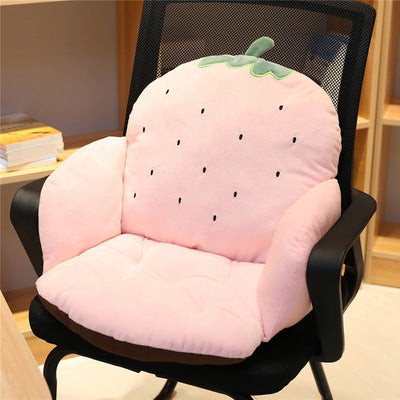 Crown Cartoon Chair Cushion for Home Decor and Office, Thicken Seat Pad Sofa Home Decorative Pillow Car Seat Chair Cushion Strawberry 0 null