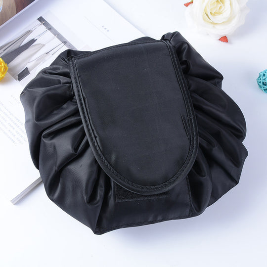 Cosmetic Bag Storage Bag Large Capacity Cosmetic Travel Storage Bag Portable And Simple Black Bags Zimivas