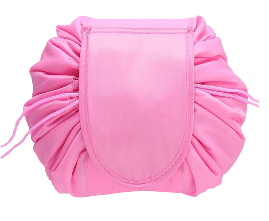 Cosmetic Bag Storage Bag Large Capacity Cosmetic Travel Storage Bag Portable And Simple Deep pink Bags Zimivas