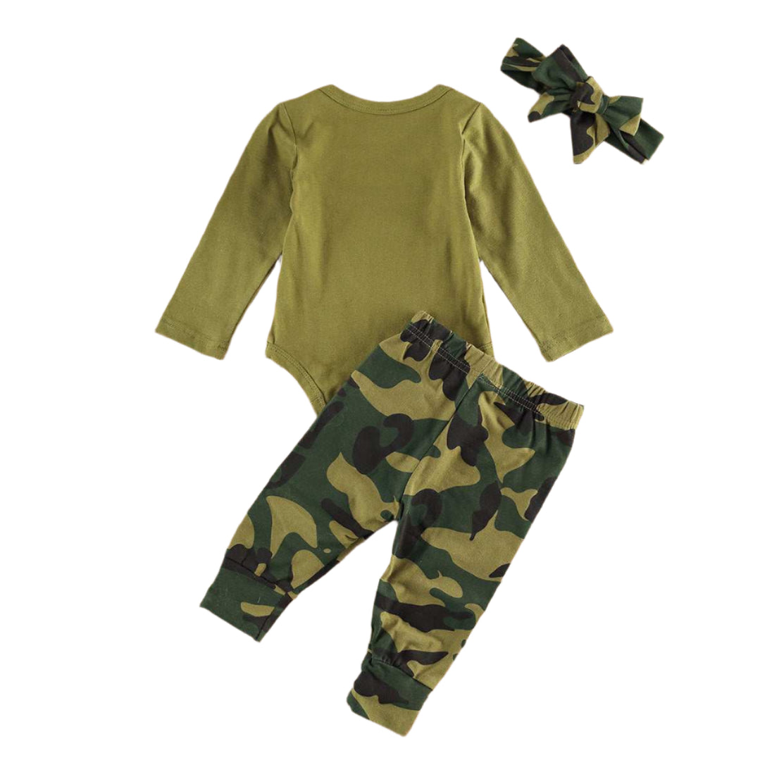 New Products Set Letter Camouflage Printed Children Set kids & baby Zimivas