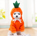 Cute Fruit Dog Clothes For Small Dogs Hoodies Winter Warm Fleece Pet Clothing Puppy Cat Costume Coat For French Chihuahua Outfit 3 Style Pets supplies Zimivas