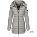 Mid-length Slim-fit Quilted Jacket women clothing Zimivas