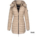 Mid-length Slim-fit Quilted Jacket women clothing Zimivas