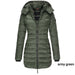 Mid-length Slim-fit Quilted Jacket women clothing Zimivas