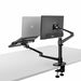 Aluminum Multifunction Ergonomics Desk Laptop Stand Monitor Desktop Holder Computer Full Motion With Column Bar Grey Computer & office Zimivas