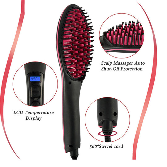 Imply Straight Electric Straight Hair Comb Magic Smooth Hair Comb Negative Ion Comb 0 null