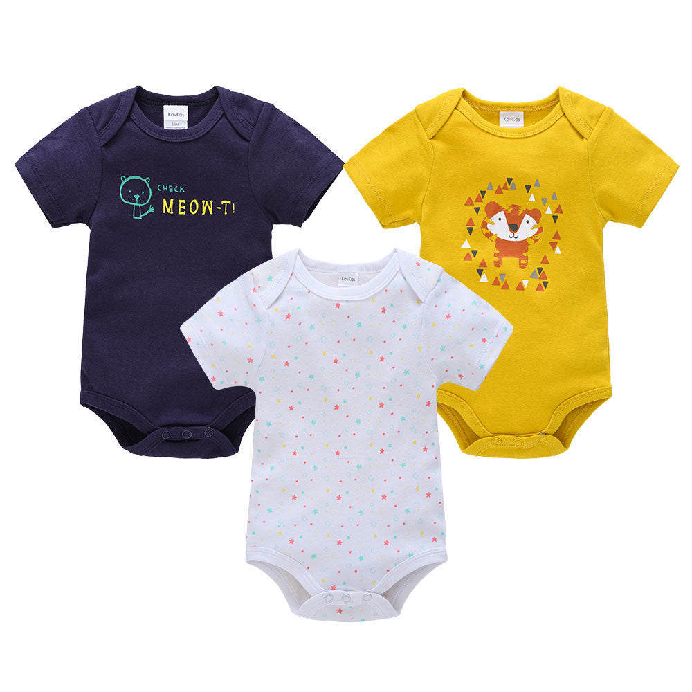 3 pics New short sleeve baby clothes Combo 7 0 Zimivas