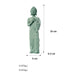 New Chinese Stone Buddha Crafts Creative Ornament Home Decor Standing with both hands 0 null