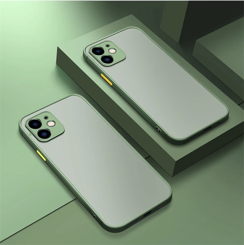 Phone Case Acrylic Phone Case Fine Hole Shell Matcha Green 0 null