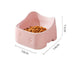 Ceramic bowl for pets Pink One size pet supplies Zimivas